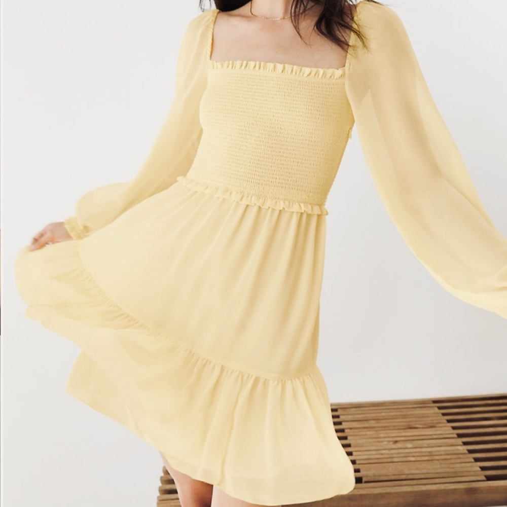 Wilfred Butter Yellow Tempest Dress